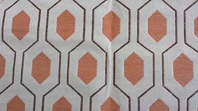 Euclid - Thom Filicia for Kravet - Apricot fabric remnant 22" long X 38" wide - Image 1 of 4