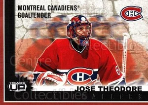 2003-04 Heads-Up Stonewallers #6 Jose Theodore - Picture 1 of 1