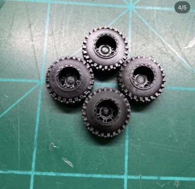 Juego de llantas de camión 1:64 “808 V3 Bogger” ruedas de camión impresas en 3D Foto 1 de 4