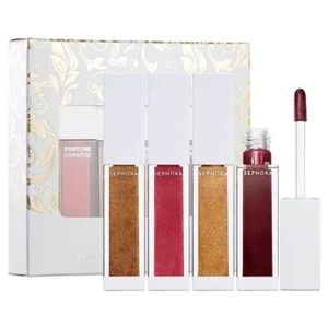 Sephora + Pantone Universe Lavish Jewel Lip Gloss Set 4pc ☆ Limited Edition BNIB - Picture 1 of 7