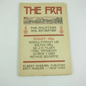 THE FRA MAGAZIN August 1916 E. Hubbard Roycrofters Kunsthandwerk Anzeigen mit Preisen - Bild 1 von 12