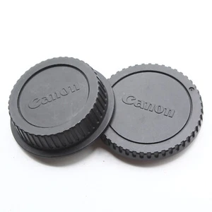 Original Canon EF Camera Body Cap + Rear Lens Cap Set - Bon état ! - Photo 1 sur 1