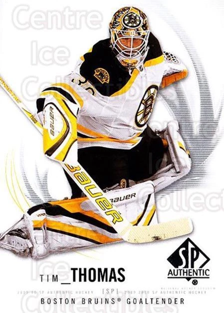 2009-10 SP Authentic #51 Tim Thomas - Image 1 of 1