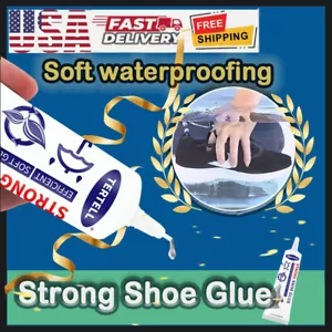 Strong Shoe Glue Sole Waterproof Repair Adhesive for Sneaker Leather Sport Shoes - Picture 1 of 15