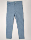 Denim & Co. Lekkie spodnie dżinsowe w paski Skinny dla dziewczynek w rozmiarze 134 (8-9 J)