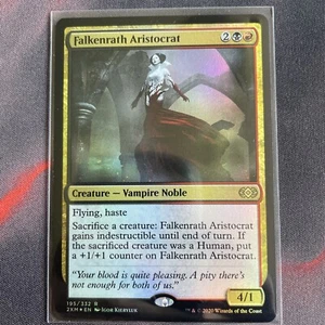 MTG Magic the Gathering Falkenrath Aristocrat (195/332) Double Masters LP FOIL - Picture 1 of 2