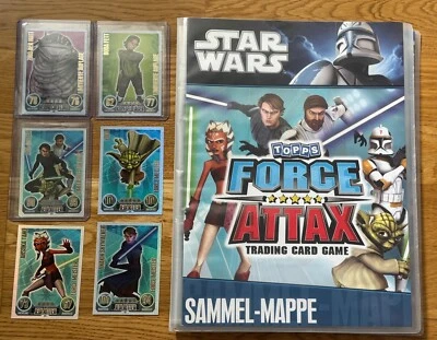 Star Wars Force Attax Sammelordner Serie 1 vollständig TOP mit LE 1 + LE2 + LE 3 - Bild 1 von 4