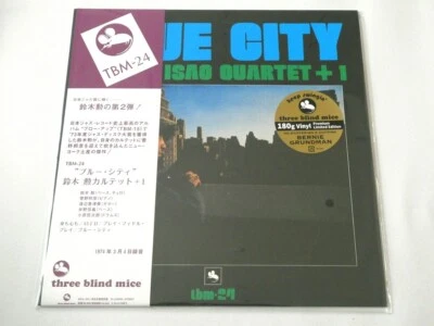 Isao Suzuki Quartet Blue City Kunihiko Sugano 180g Vinyl LP Record JAPAN - Image 1 of 2