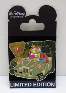 WDI Princesses Princes Thrill Rides Aurora Phillip Indiana Jones Adventure Pin - Picture 1 of 2