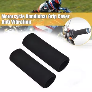 Coperture Manopole Moto Impugnatura Moto Antiscivolo Anti Vibrazione Resistente - Picture 1 of 13