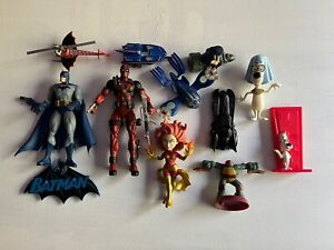 Toy Lot Of (11) McDonald’s Toys, Batman, Marvel, Tmnt, Deadpool
