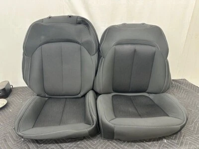 2021-2024 For Jeep Grand Cherokee Front OEM seat cover set black Foto 1 de 3
