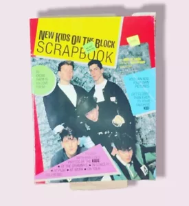 NEW KIDS ON THE BLOCK Scrapbook (1990) Vintage Paperback Book - Picture 1 of 8
