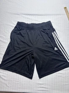 Adidas Shorts Men's Size Medium Black Athletic Training Running Fitness - Picture 1 of 9