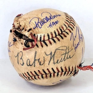 Sandlot Cast Signed Custom Baseball w/8 Signatures- Beckett W Holo - Picture 1 of 6