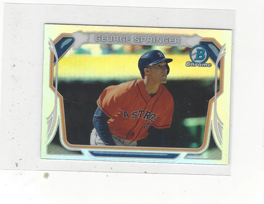 2014 Bowman Chrome Mini #MCGS George Springer RC Rookie Astros - Image 1 of 1
