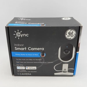 GE Cync Indoor Smart Camera (CAMIDWDPHDW1/ST-1P) Black - Picture 1 of 5
