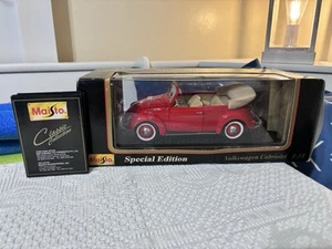 Die-Cast Maisto Volkswagen Cabriolet 1951 1:18 Diecast Scale special edition NIB - Picture 1 of 11