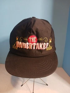 Vintage WWF Undertaker Titan Sports Baseball Hat Cap 1993 Snapback WWE - Picture 1 of 12