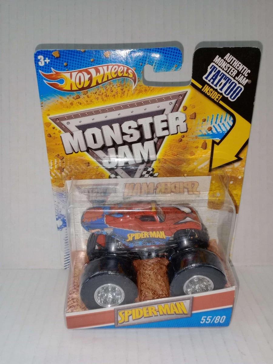 Hot Wheels Monster Jam Spider-Man Diecast & Toy Vehicles for sale