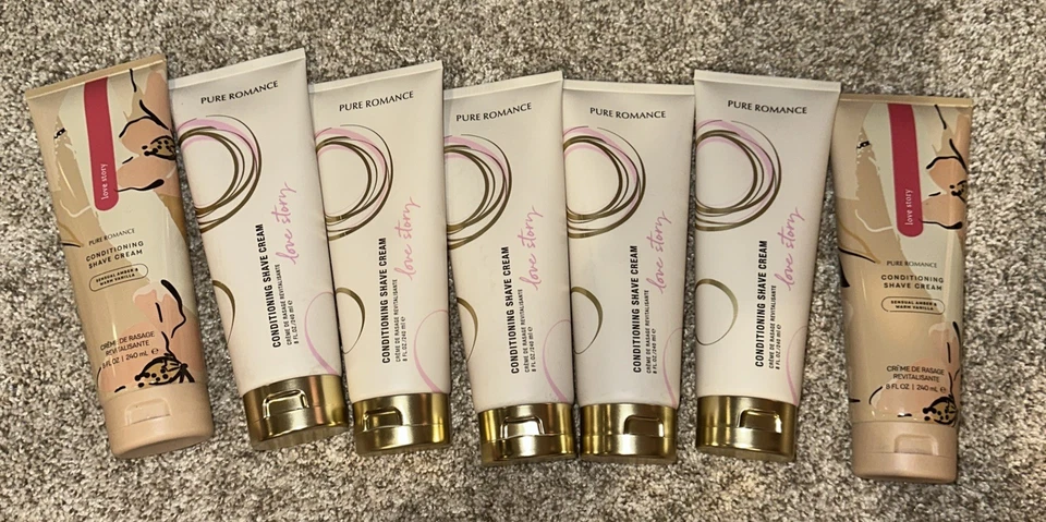 Crema de afeitar acondicionadora Pure Romance Coochy Love Story tubo de 8 fl oz nuevo sellado Foto 1 de 1