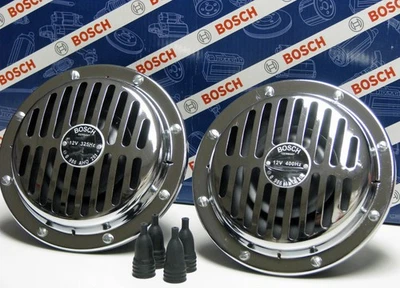 BOSCH Oldtimer Hupe Hupenset Universal 12V MERCEDES W108 W110 W111 W113 VW Käfer - Bild 1 von 4