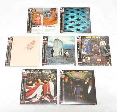 The Who - Mini LP CD 7 Titles Set 1967~1982 Replica Paper Sleeve Obi Japan - Image 1 of 4