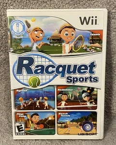 Racquet Sports (Nintendo Wii, 2010) **TESTATO** Completo CIB - Foto 1 di 5