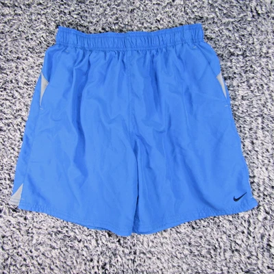 Nike Men's Swim Trunks Shorts Blue Drawstring Pockets Above the Knee Large - Image 1 of 4