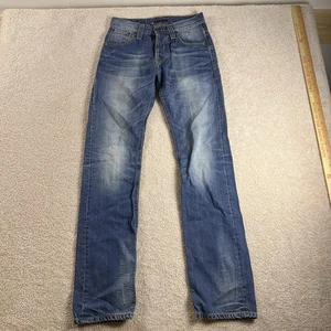 Nudie Jeans Herren 28x34 Average Joe Button Fly Straight Fit Organic Denim NJ3414 - Bild 1 von 16