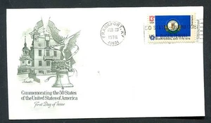 USA : Scott # 1647 State Flags - Kentucky - FDC - Artcraft Cachet - Picture 1 of 1