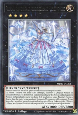 YuGiOh Rilliona, wundersame Kleiderschrank-Magistus-Hexe MP22-DE083 Rare NM 1st - Bild 1 von 2