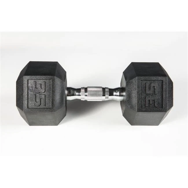 York Barbell 37012 York Premium Pvc Hexagonal Mancuerna con Cromo Ergo - 35... Foto 1 de 1
