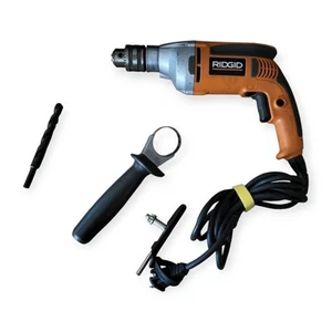RIDGID 8-Amp 1/2 in Heavy-Duty Variable Speed Reversible Drill - R71111 - Tested - Picture 1 of 14