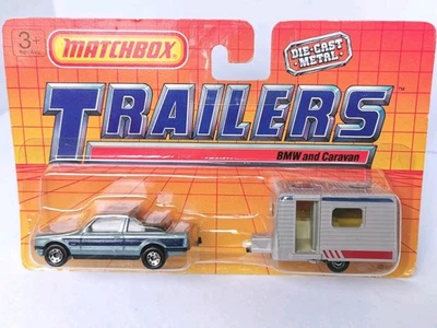 Matchbox Superfast Trailers BMW And Caravan Tp Sealed 1990 - Image 1 of 4