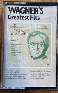 1984 RCA CASSETTE TAPE WAGNER'S GREATEST HITS - VARIOUS ARTISTS - GK 89293 - Picture 1 of 1