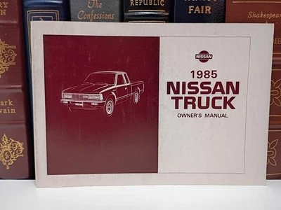 Nissan Modelo 720 Series 1985 manual del propietario camioneta Nissan OEM Foto 1 de 4