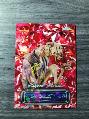 2024 Topps Chrome Sapphire Star Wars Ep: 1 SEBULBA 3/5 - Image 1 of 4