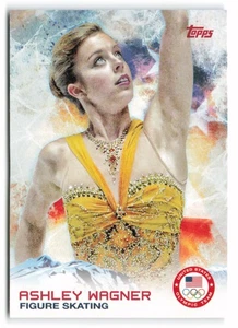 2014 Topps U.S. Olympic & Paralympic Team & Hopefuls #89 Ashley Wagner USA - Picture 1 of 2
