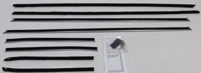 车窗扫毛毡套件适用于 1968 年雪佛兰 Pontiac Camaro Firebird Coupe 原始设备制造商 — 第 1/4 张图片