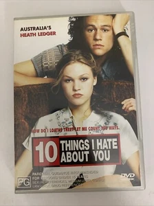 10 Things I Hate About You (DVD, 1999) Julia Stiles, Heath Ledger Region 4 - Picture 1 of 3