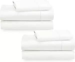 2-Pack Twin XL Sheet Set - 400 Thread Count Sateen 100% Cotton Twin XL Sheet Set - Picture 1 of 8