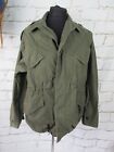 Vintage Dutch Army Olive Green Cotton Jacket 104 X 108 - 180