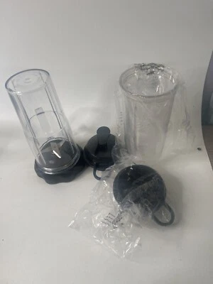 DOS tazas de repuesto Nutribullet, tazas de 32 onzas, hoja Plus y 2 tapas Foto 1 de 4