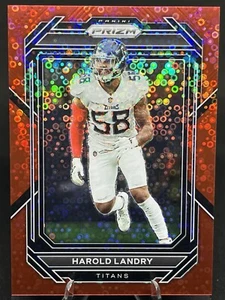 Harold Landry 2022 Panini Prizm rojo sin grupo/50 Tennessee Titans #288 - Imagen 1 de 2