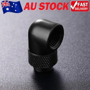 G1/4 Thread 90 Degree Fitting Adapter Rotary Fitting Water Cooled Connector - Afbeelding 1 van 15