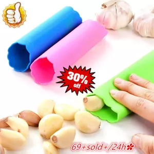 Pelapatate in silicone per spicchi d'aglio rimozione pelle rullo pressa cucina facile da usare bello - Foto 1 di 12