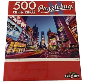 CraZArt PuzzleBug 500 Piece jigsaw puzzle (Times Square, New York City) - Picture 1 of 5