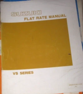 SUZUKI VS SERIES FLAT RATE MANUAL 1987 - Picture 1 of 1