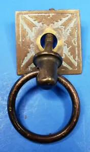 Drawer Pull Door Dresser Drop Ring Furniture Handle Vintage - Picture 1 of 6